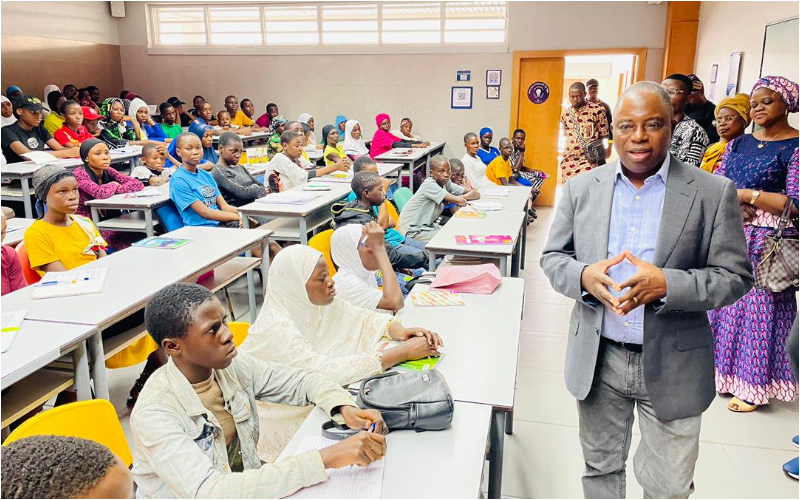 Stay focused and keep learning - Ibeju-Lekki Chairman Olowa welcomes new students to weekend Tutorial program