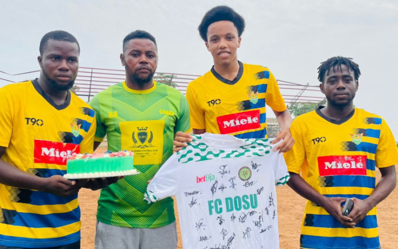 Olalekan Cadette-Adebayo: Dosu Joseph FC celebrates UK-Born Nigerian Talent
