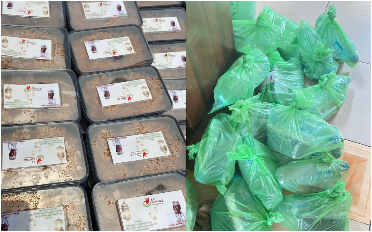 Hon. Ezekiel Fawole Foundation feeds over 200 muslim faithful in Shomolu