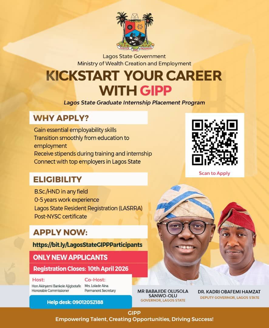 How to register for Lagos State Graduate Internship Placement Program