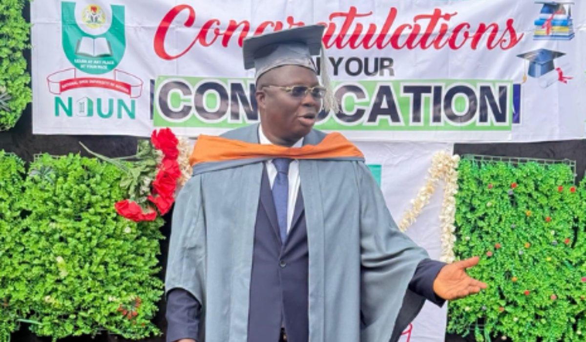 Nollywood Veteran Mr. Latin Earns University Degree