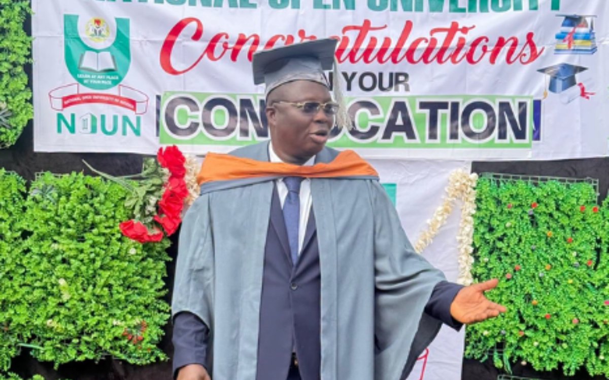 Nollywood Veteran Mr. Latin Earns University Degree